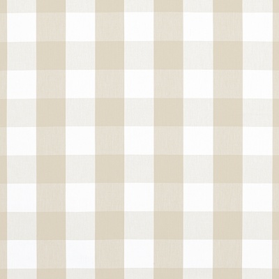 Anna French Hammond Check Fabric in Beige